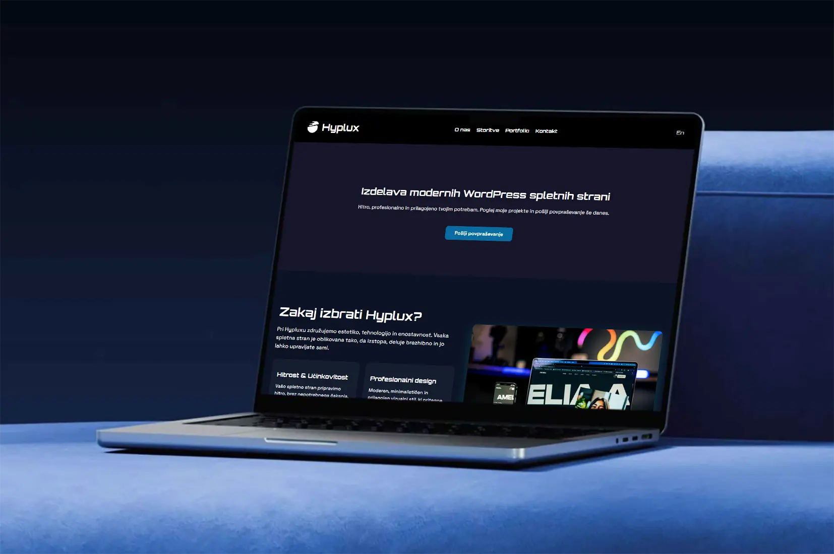 Projekt - Hyplux WordPress design