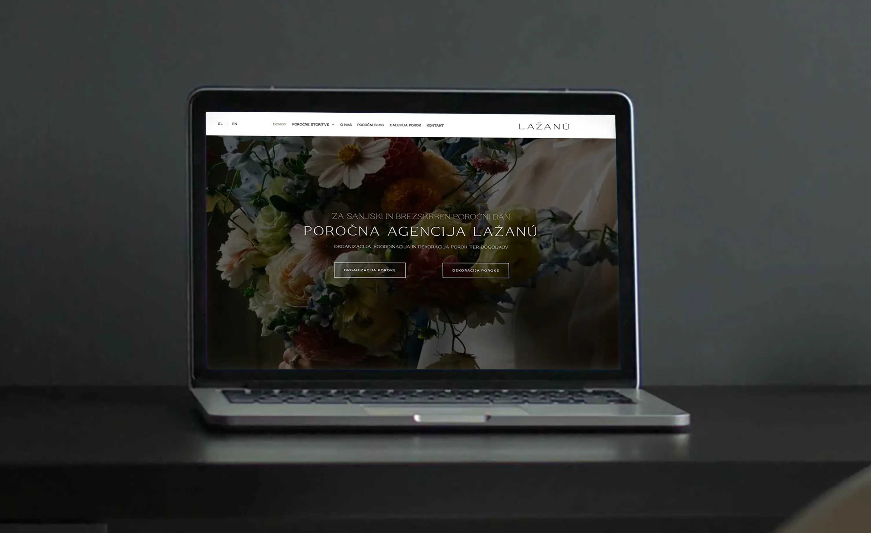 Projekt - Lažanu WordPress design